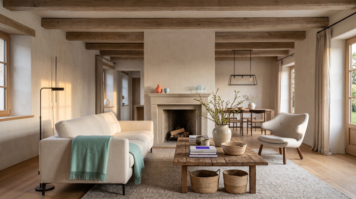 How to Mix Modern and Rustic Styles for a Cozy-Chic Home