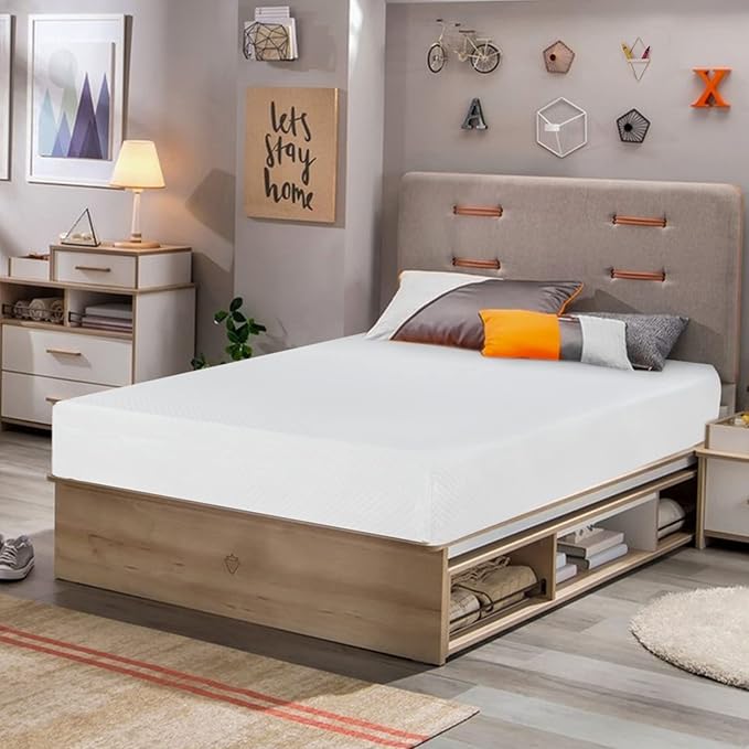 FDW 8-Inch Gel Memory Foam Twin Mattress for Cool, Pressure-Free Sleep