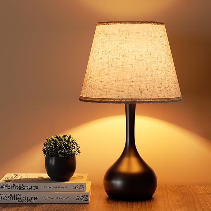 ONEWISH 3-Way Dimmable Touch Bedside Lamp