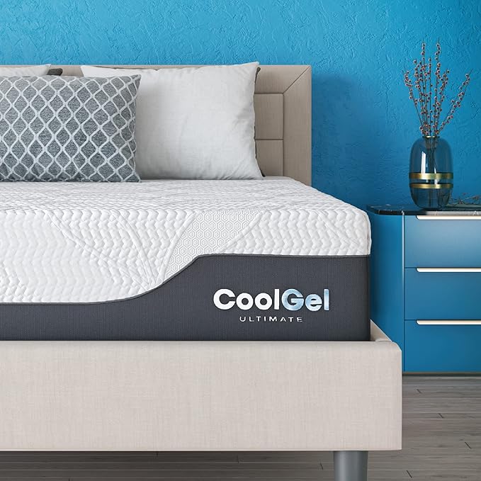Cool Gel Chill 14" Queen Mattress with 2 Pillows