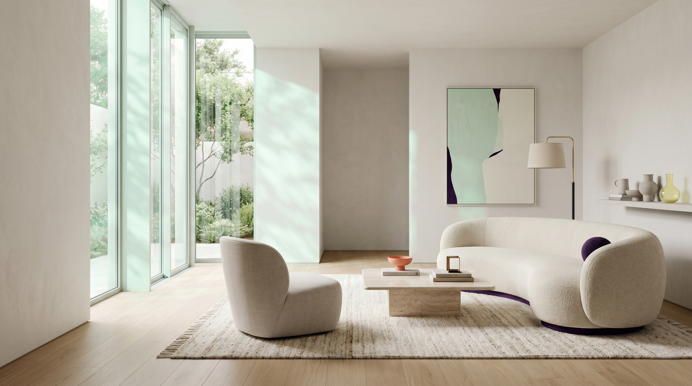 Elegant modern home interior by Luxara Home